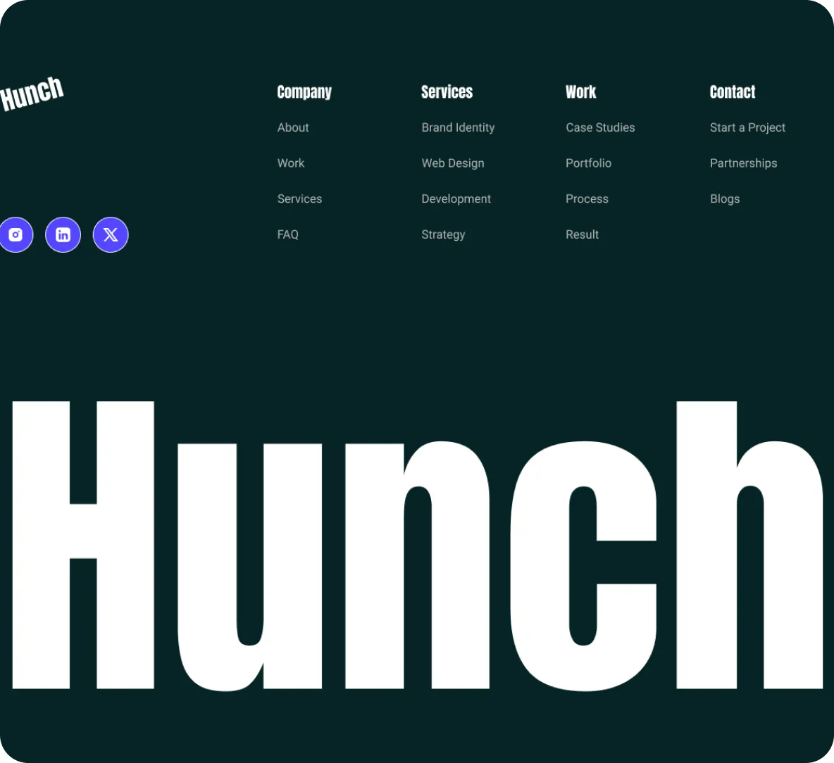 Hunch Creative — screen 1