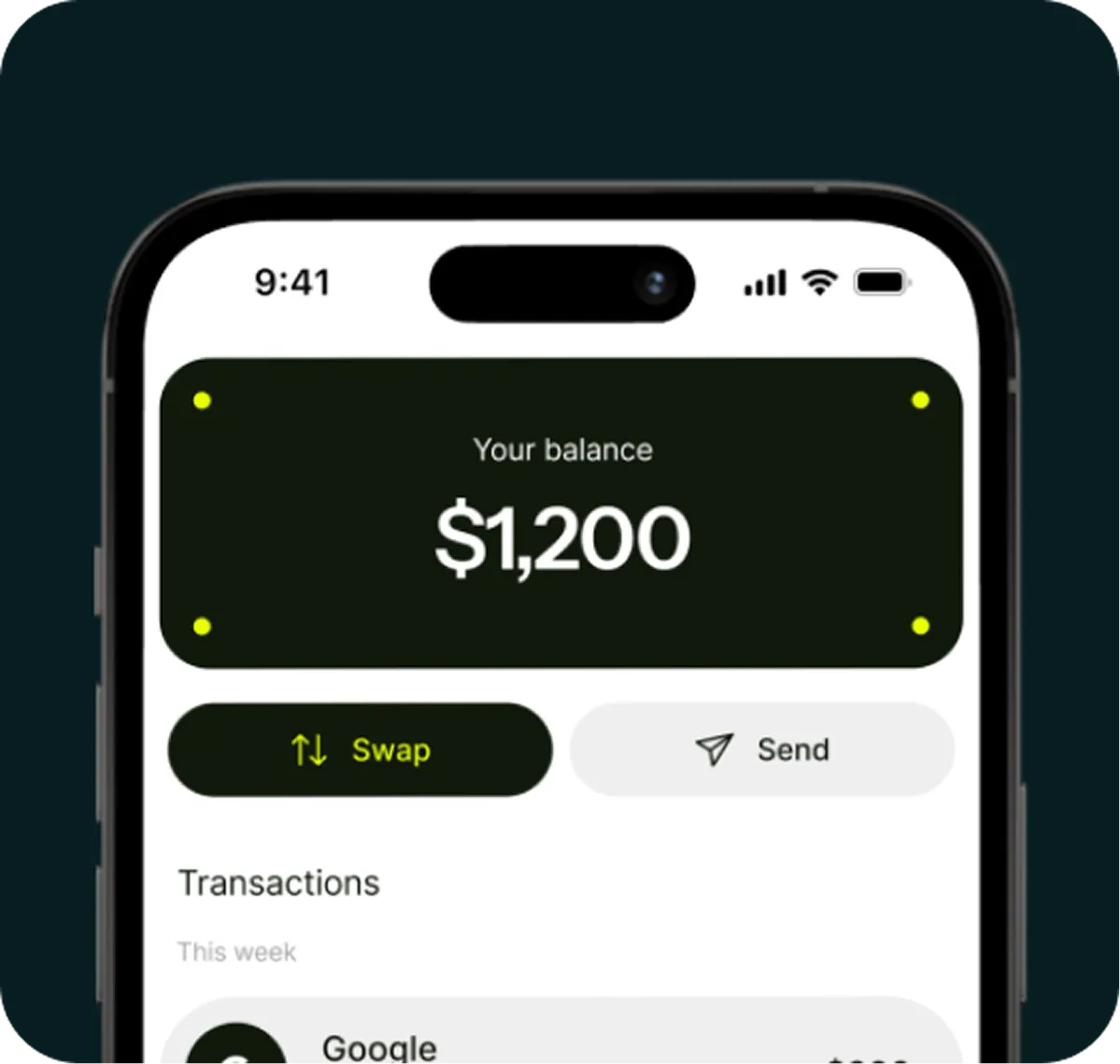Promptly Mobile app — screen 2